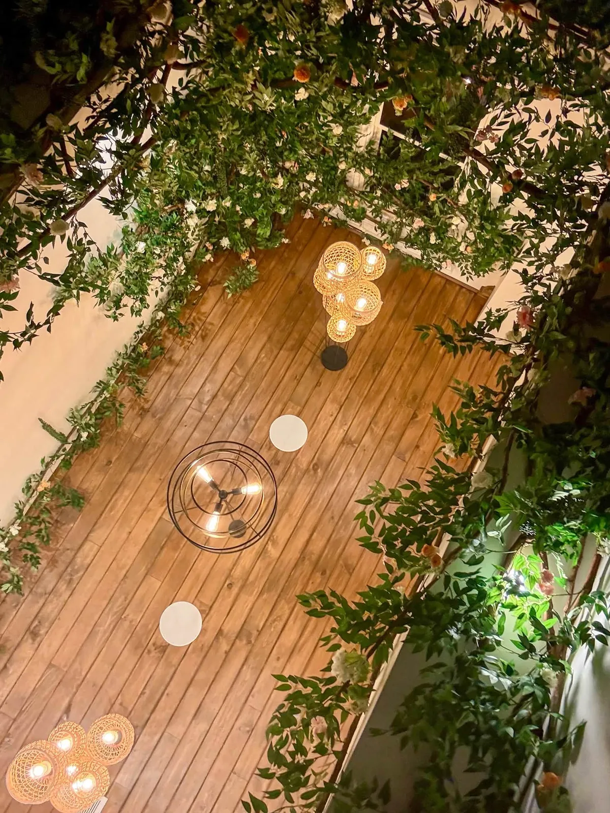Meli’s ceiling and lighting