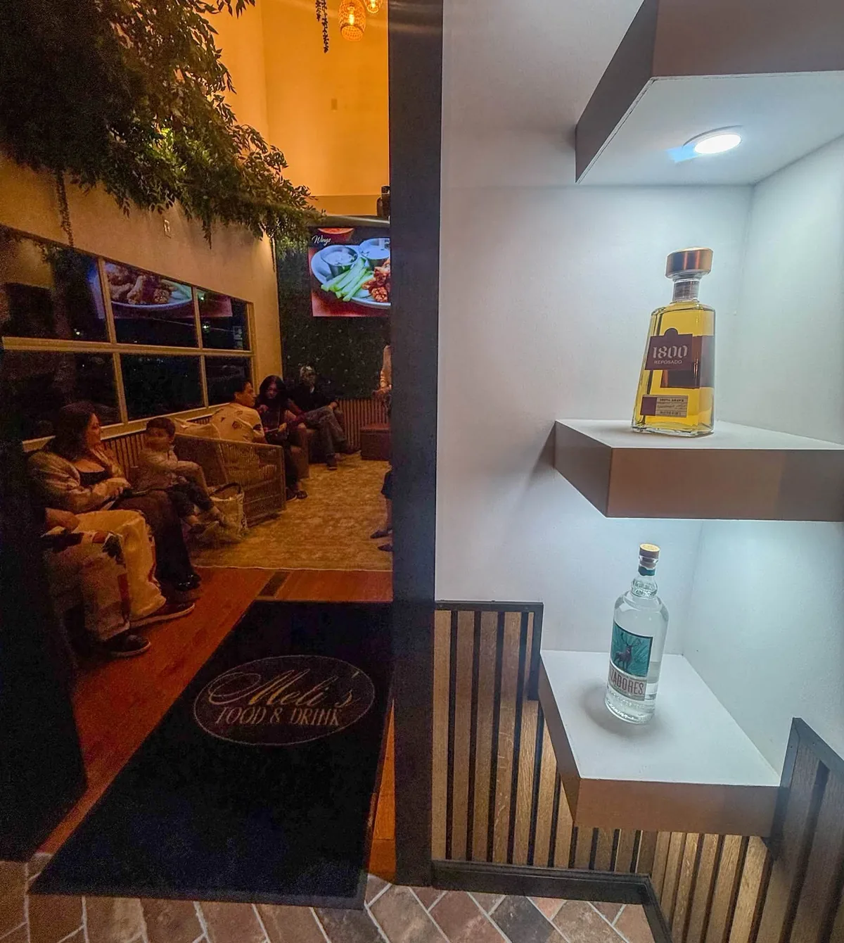 Private lounge at Meli’s
